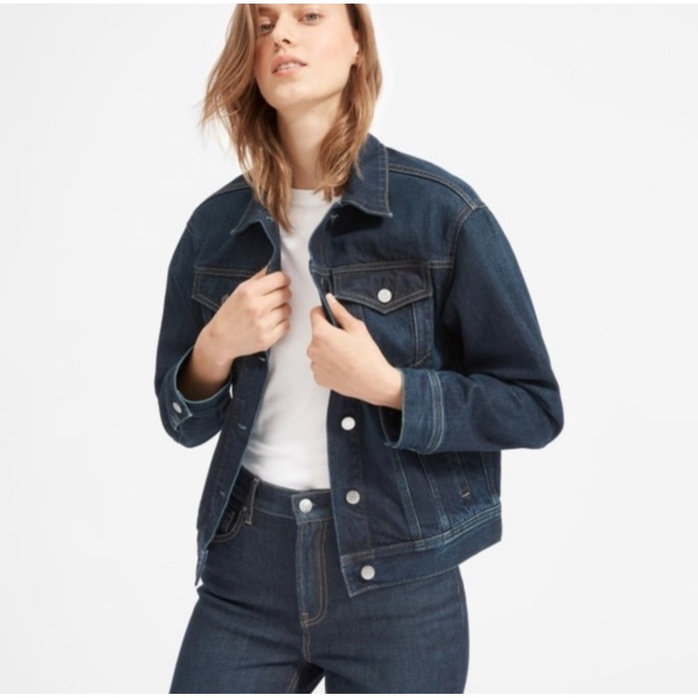 Vintage Old Navy Brand Women's Dark‎ Wash Denim Jacket XL